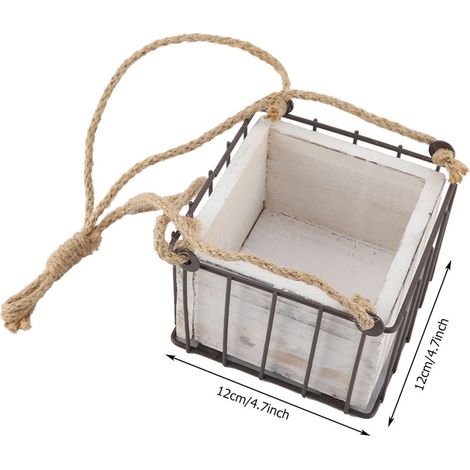 Jardinière suspendue murale décorative pour plantes d'intérieur et d'extérieur, panier suspendu pour fleurs et pots de fleurs (1/5)