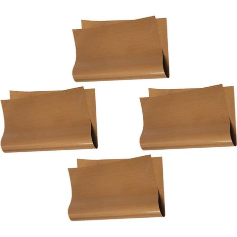 4 feuilles Tapis de Cuisson Réutilisables Ptfe Épais Antiadhésif et Résistant Chaleur Protège-plaque pour Four et Pâtisserie Facile à Nettoyer Adapté Aux Plaques Demi-feuilles et'-'-