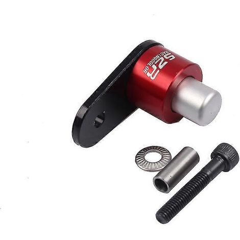 Accessoires pour motos Moto Guzzi V85tt, V85 Tt, V 85 Tt et V 85tt : rampe de stationnement, butée de frein de stationnement, dispositif de verrouillage auxiliaire rouge.