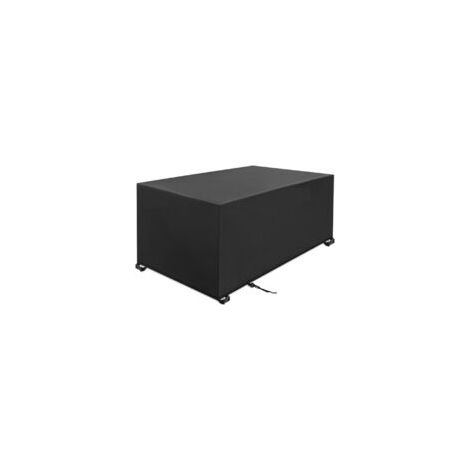 Sollbry Housse Salon de Jardin 210x110x70cm Le Noir 420D Oxford Résistant À La Déchirure pour Anti-UV étanche avec Boucle VerrouillageRectangulaire Housse de Meubles (1/5)