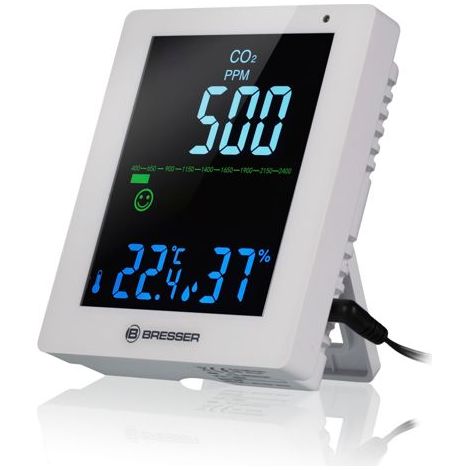 Luftqualitätsmonitor Bresser smile CO2 Alarm Feuchtigkeit (1/3)