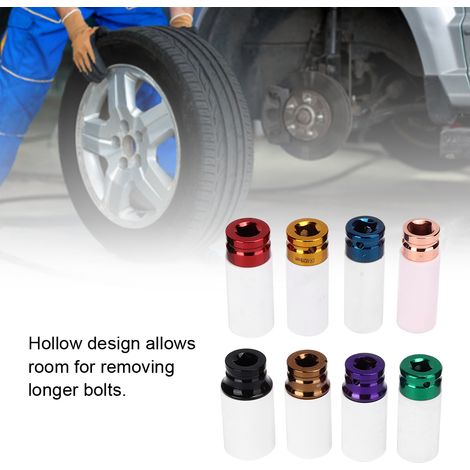 Jeu de douilles allongées pour démontage d'écrous de roue 15-27 mm (8 pièces) pour réparation automobile (1/4)