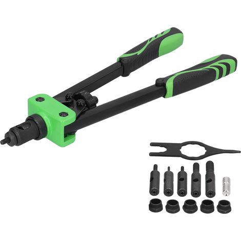 Pince à riveter écrous en acier inoxydable, 2 poignées, clé à boucle, JM-882, M3-M10 (1/5)