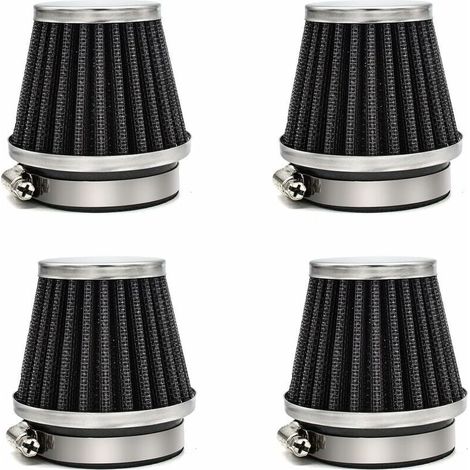 Filtros de aire de 54 mm, 4 unidades, para motocicletas, universales, compatibles con Yamaha Suzuki Kawasaki GS700 GS750 GS850 GS1000 GS1100 GPZ750 KZ750 ZX750 KZ1000 KZ1100 ZL1000 ZN1100 CB750 CB900 (1/4)