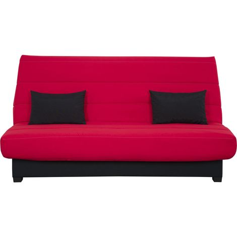 Banquette Clic clac OLIVIA 130 x 190, pearl rouge (1/4)