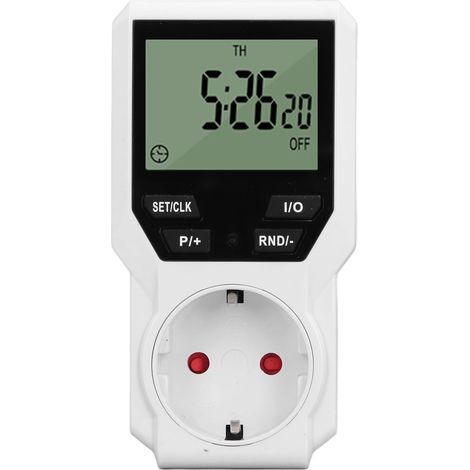 Zeitschaltuhr-Steckdose, präzise Steuerung, HD-Digitalanzeige, Energiesparmodus, mehrere Synchronisationsmodi, Warmwasserbereiter-Ausgang, elektrische Abdeckung (1/5)