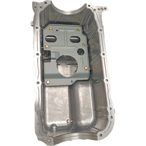 GAK Aluminium-Motorölwanne, kompatibel mit Mitsubishi V73 V8.9 OE MD368012 (1/4)