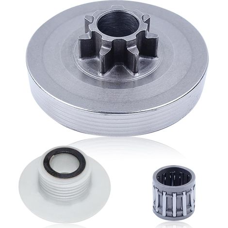 Pignon d'entraînement de cloche d'embrayage 325-7T Tambour Engrenage pour tronçonneuse chinoise 4500 45cc 5200 52cc 5800 58cc Pièces de rechange (1/5)