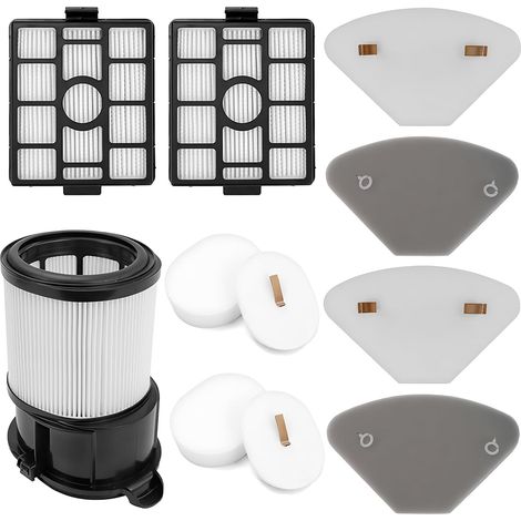 Kompatible Filter für Shark IP3251/ IP3251C/ IP3252/ IP1251 Staubsaugerzubehör, Set mit 11 waschbaren und wiederverwendbaren Ersatzfiltern für Staubsauger (1/5)