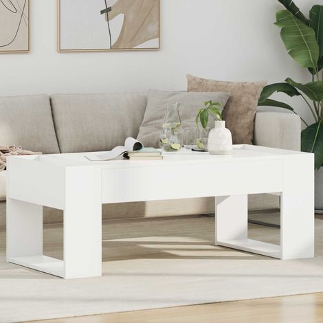 Couchtisch Weiß 110 x 50 x 41 cm Holzwerkstoff