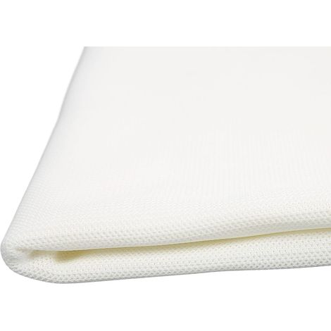 Tissu Acoustique - 1 Pièce - Synthétique Respirant - Protection Et Filtrage Sonore - Pour Haut-parleur Et Meuble - 140x91 Cm Blanc (1/5)