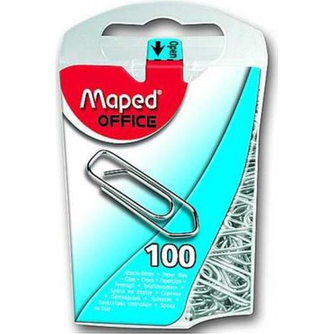 Maped 320011 fermaglio Acciaio 100 pz