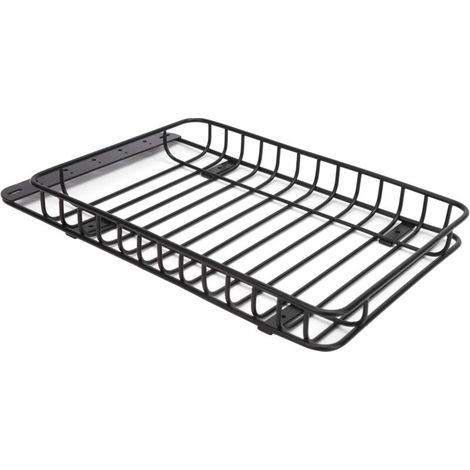 Porte-bagages pour toit avec éclairage LED pour Traxxas TRX‑4 et Axial SCX10 90046, structure métallique robuste