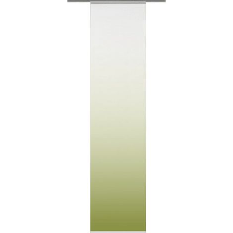 Home Fashion Madrid Tenda a Pannello, Poliestere, Verde, 245 x 60 cm