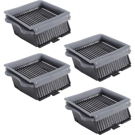 Organisateur mural pour brosses à dents, sans perçage, hygiénique, durable et élégant pour salle de bain, 2 compartiments, blanc (1/5)