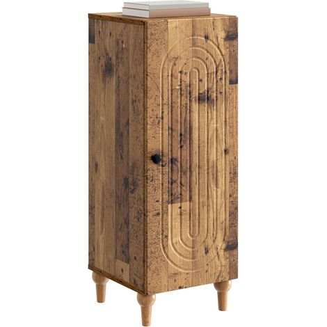 Maison La Vie - Buffet Salon Moderne - Meuble de rangement - Bois ancien 33 x 34,5 x 90 cm Bois d'ingénierie bu2937 (1/5)
