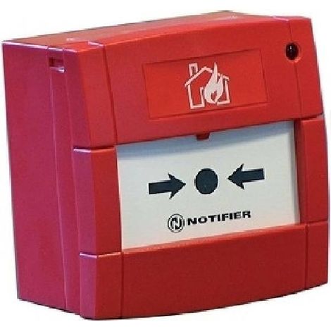 Notifier pulsante indirizzato manuale analogico a rottura vetro m700ki
