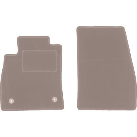 Tappetini anteriori beige per: Ford Fiesta MK8 hatchback (2017-)