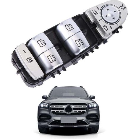 Interrupteur de Leve Vitre Interrupteur de fenêtre Electrique compatible avec C-Klasse EQC GLC W205 S205 N293 X253 C253 Interrupteur de commande de vitre électrique A2059056811, Non original (1/4)