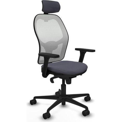 Piqueras y Crespo Jorquera Chaise de bureau gris foncé (1/3)
