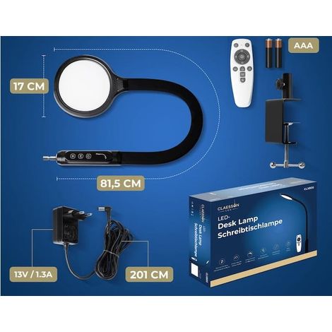 Lámpara de escritorio LED Claesson Lux