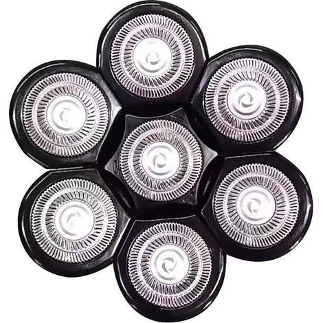 7-Head Easy-to-Install Shaver Head, Floating Electric Shaver, Beard Trimmer, Hair Clipper (1/3)