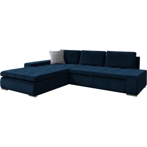 Canapé d'angle Comfivo Nitor II, Kronos 09 + Senegal 818, Disponible, 302x213x80cm, 0