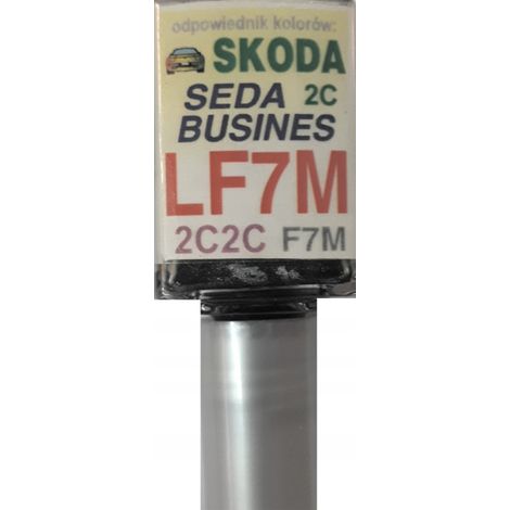 Reparación de arañazos en la pintura de un sedán Skoda LF7M 2C2C (10 ml ARA) (1/5)