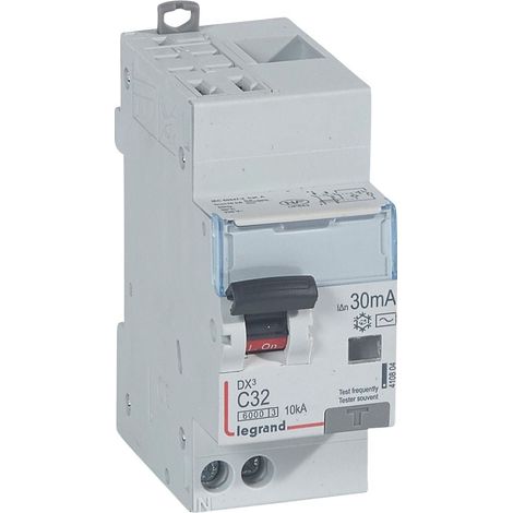 Differentieel Automaat DX3 1P+N Karakteristiek C 32A 30mA 6kA - LEG410804