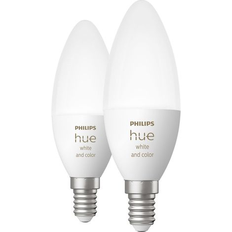 Philips Hue White & Color Ambiance Mehrfarbige E14 Glühbirne (1/3)
