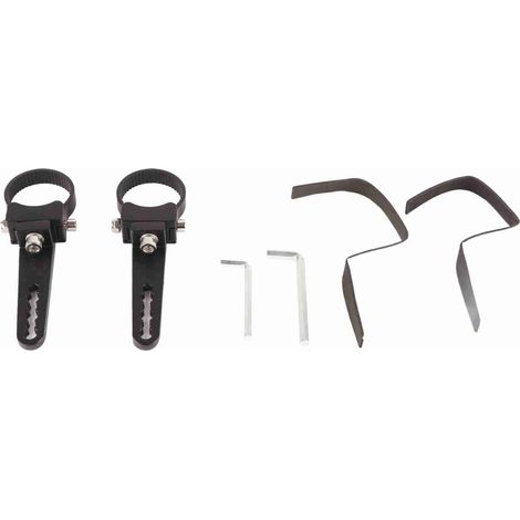 Soporte de montaje para barra antivuelco/barra protectora de tubo de aluminio de 1,75 pulgadas con abrazaderas y luz de trabajo LED para automóviles, camiones y vehículos todoterreno. (1/3)