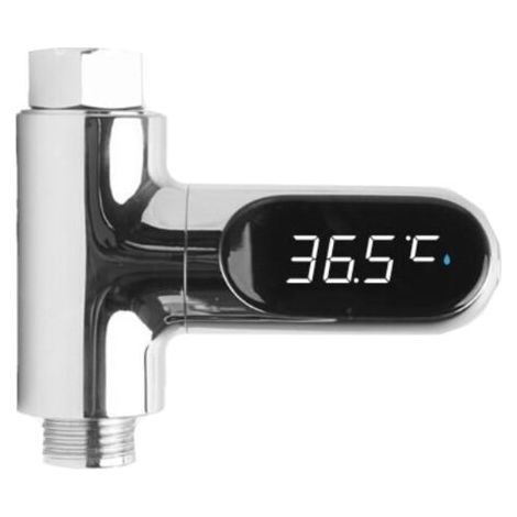 LAN LED Digitales Duschthermometer, Digitaler Duschtemperaturmonitor, Standalone Smart Netzteil für Handbrausen (Zweite Generation) (1/5)