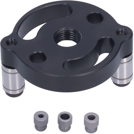 Perceuse à bois guide de perçage auto-centrant gabarit pour chevilles outil de positionnement précis (1/5)