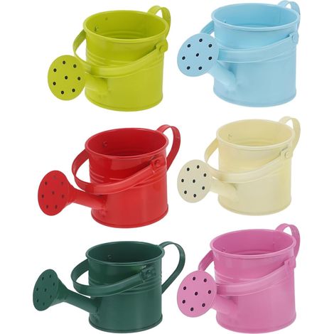 Arrosoirs en Tôle pour Garçon Et Filles Lot De 6, Dispositif D'arrosage Long Bec pour Plantes Succulentes D'intérieur Et D'extérieur (1/5)