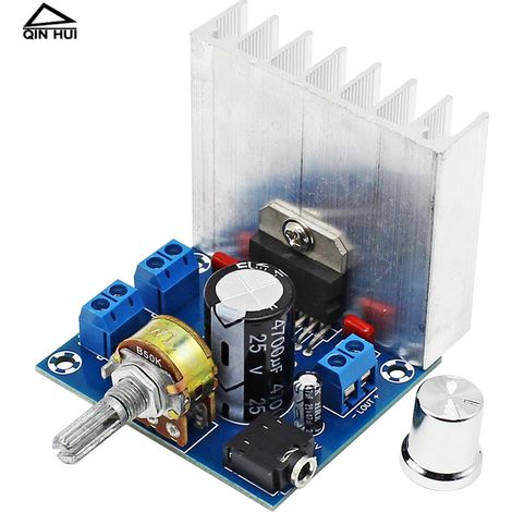Neue importierte TDA7377-Verstärkerplatine, DIY Stereo 2.0 Zweikanal 235W Modifikationsmodul für Lautsprecher/Subwoofer (1/4)