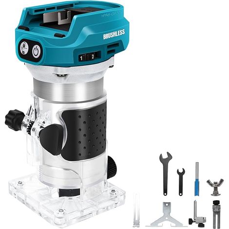 Cordless Router 1300W for 18V Battery (without battery) (1/5)