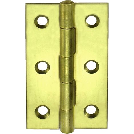 Cerniere strette 26 x 40 mm. - zincate giallo - 1 pz.