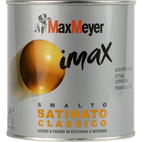 MAX MEYER - IMAX SMALTO A SOLVENTE SATINATO CLASSICO BIANCO GHIACCIO LT 0,500