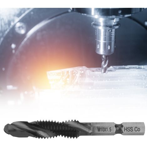 Multifunktionaler Gewindebohrer-Schraubendreher mit integriertem Bohrer-Set M10 x 1,5 (TIAIN) (1/5)