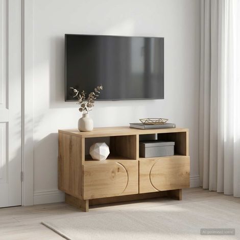vidaXL TV Stand 60 x 34.5 x 40 cm Artisan Oak Engineered Wood (1/5)