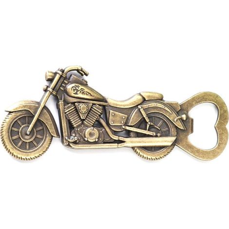 Cadeau moto vintage ouvre-bouteille, cadeau homme style moto pour fête des pères et anniversaire (1/4)