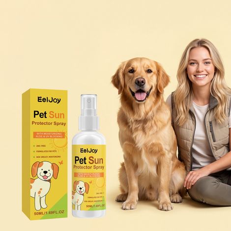 Spray protecteur pour animaux de compagnie aux ingrédients doux - Soin hydratant et rafraîchissant pour le pelage des chats et des chiens en été - 50 ml (1/5)
