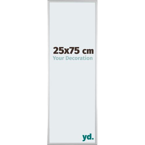 yd. - Cadre photo 25x75 - Argent Mat - Aluminium - Kent
