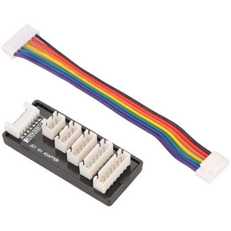 Adaptateur de charge d'équilibrage avec câble, carte d'équilibrage de batterie Lipo, carte d'extension de charge d'équilibrage JST XH pour batterie LiPo 2S-6S