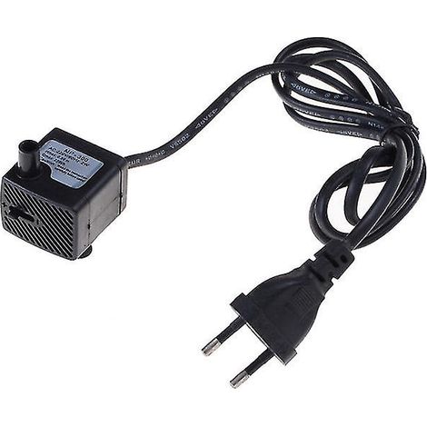 Pompe à eau submersible avec prise européenne pour aquarium, fontaine, bassin à poissons, réservoir d'eau, 220 V CA (1/5)