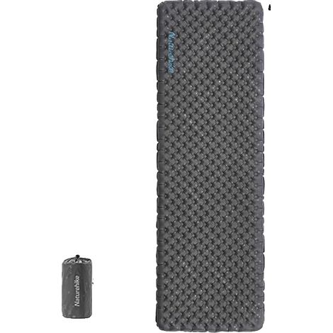 Matelas de camping, matelas gonflable, ultraléger, isolation thermique, Carré Gris L (1/2)