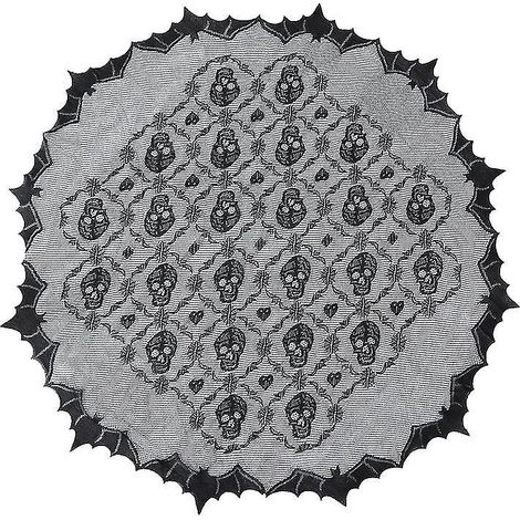 1 nappe sur le thème de l'horreur pour décorations d'Halloween (1/3)
