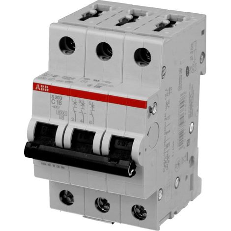 Disjoncteur S200 3P C 40 6kA - ABB2CDS253001R0404 (1/2)