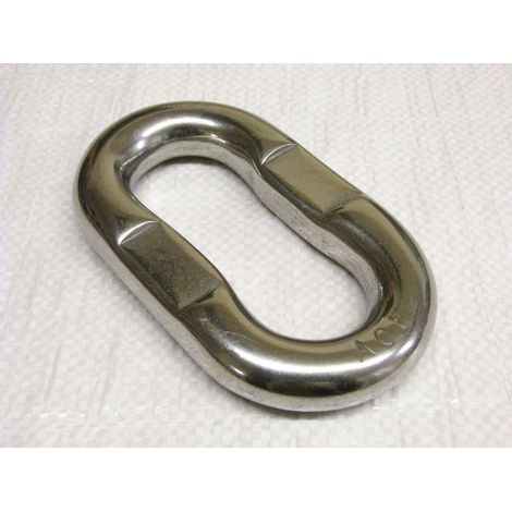 Oblong Master Recessed Link Stainless Steel 6 Ton (Fishing Trawling Net) (1/2)