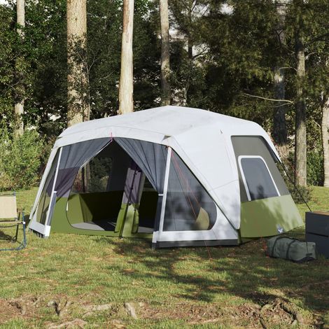 vidaXL Tente familiale avec LED 10 personnes libération rapide (1/5)